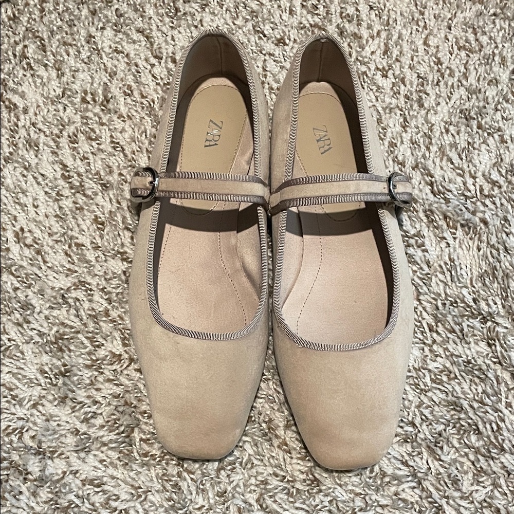 Zara Mary Jane Flats